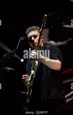 Londres, Royaume-Uni. 02nd avril 2022. Sam Fender jouant sa 2nd nuit à Wembley (Londres) le 2nd avril 2022 crédit: Nigel R Glasgow/Alay Live News Banque D'Images