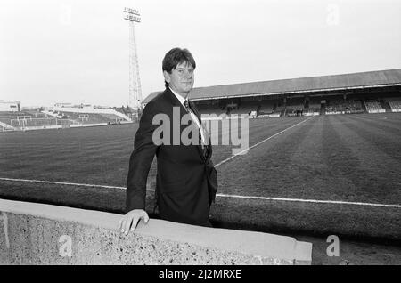 John Madejski, le nouveau président du club de football de Reading. 1st décembre 1990. Banque D'Images