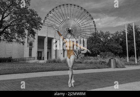 Ballet dans le parc Banque D'Images
