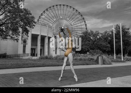 Ballet dans le parc Banque D'Images