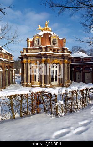 Temple du Soleil, Hermitage, Bayreuth, Allemagne Banque D'Images