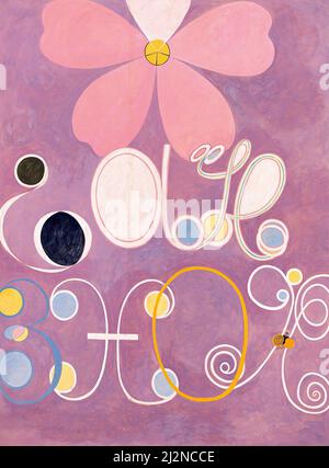 Art par Hilma af Klint, artiste suédois - les dix plus grands, n° 5, âge adulte (1907). Banque D'Images