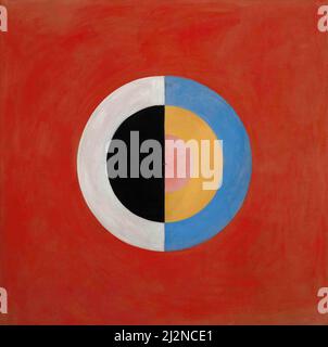 Art par Hilma af Klint, artiste suédois - Groupe IX,SUW, n° 17. Le Swan, no 17 (1914-1915). Banque D'Images