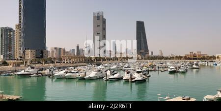Souk Sharq navire Yard côté Koweït. Banque D'Images