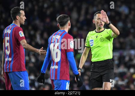 Barcelone, Espagne. 03rd avril 2022. La Liga Spanish la Liga football Match FC Barcelona vs Sevilla au Camp Nou Stadium, Barcelone 02 avril, 2022 900/Cordin Press Credit: CORDIN PRESS/Alay Live News Banque D'Images