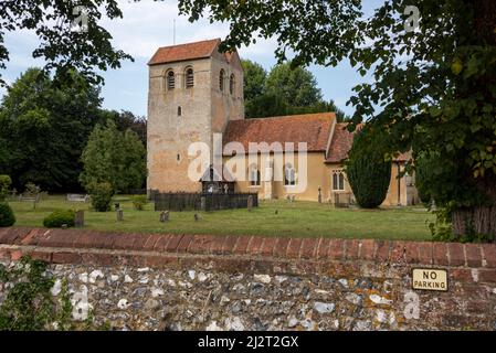 L'église de St Bartholomew, Fingt, Buckinghamshire, Royaume-Uni Banque D'Images