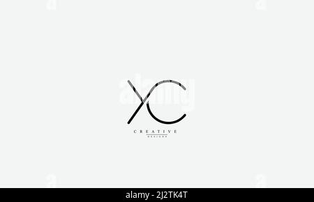 Lettres de l'alphabet initiales Monogram logo YC CY Illustration de Vecteur