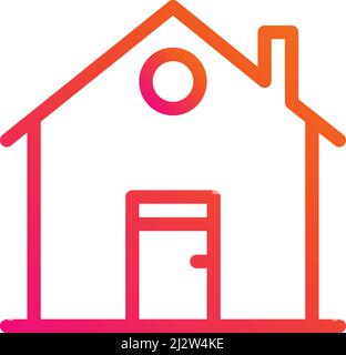 Illustration de la conception de l'icône Home Vector Illustration de Vecteur