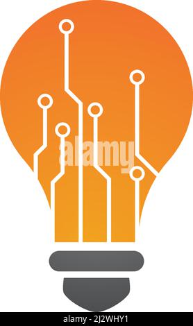 Logo lampe modèle vecteur illustration Illustration de Vecteur