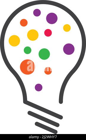 Logo lampe modèle vecteur illustration Illustration de Vecteur