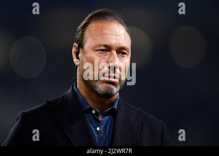 Turin, Italie. 03 avril 2022. Dario Marcolin regarde avant la série Un match de football entre Juventus FC et FC Internazionale. Credit: Nicolò Campo/Alay Live News Banque D'Images