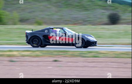 Course de coupe Lotus Exige 260 sur le circuit d'Ascari à Ronda Espagne - Circuito Ascari Resort Banque D'Images