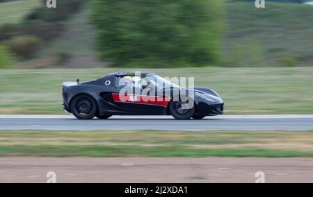 Course de coupe Lotus Exige 260 sur le circuit d'Ascari à Ronda Espagne - Circuito Ascari Resort Banque D'Images