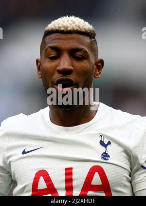 Londres, Angleterre - AVRIL 03 : Emerson Royal de Tottenham Hotspur pendant la première ligue entre Tottenham Hotspur et Newcastle United à Tottenham Hotsp Banque D'Images