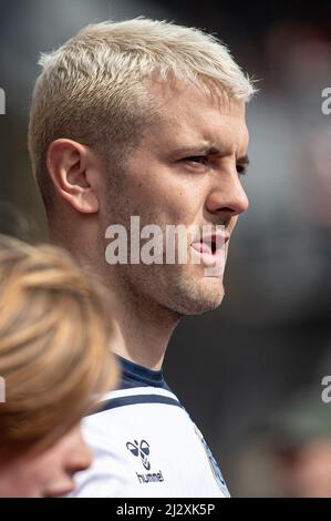 Aarhus, Danemark. 03rd, avril 2022. Jack Wilshere (10) d'AGF entre dans le terrain pour le match Superliga 3F entre Aarhus GF et Vejle Boldklub au parc Ceres d'Aarhus. (Crédit photo: Gonzales photo - Morten Kjaer). Banque D'Images