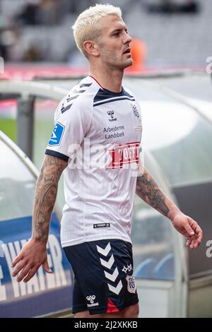 Aarhus, Danemark. 03rd, avril 2022. Jack Wilshere (10) de l'AGF vu lors du match Superliga de 3F entre Aarhus GF et Vejle Boldklub au parc Ceres à Aarhus. (Crédit photo: Gonzales photo - Morten Kjaer). Banque D'Images