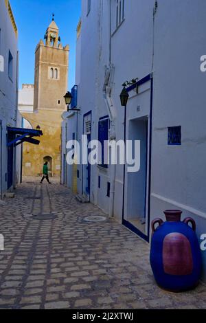 Tunisie, Sousse, médina classée au patrimoine mondial de l'UNESCO, la vieille ville Banque D'Images