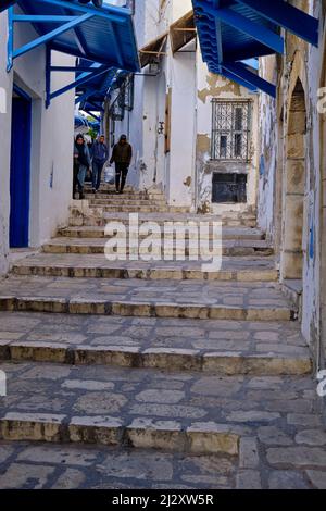 Tunisie, Sousse, médina classée au patrimoine mondial de l'UNESCO, la vieille ville Banque D'Images