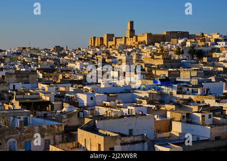 Tunisie, Sousse, médina classée au patrimoine mondial de l'UNESCO, la kasbah Banque D'Images