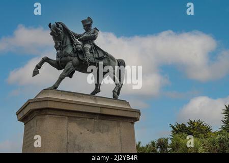 Monument de Napoléon à Cherbourg, Normandie, France, Banque D'Images