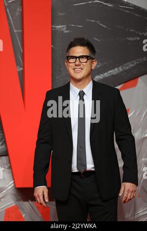 Dylan Clark assiste à une projection spéciale du Batman au BFI IMAX Waterloo Banque D'Images