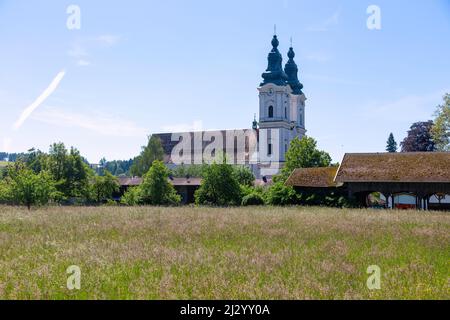 Vornbach, Château de l'abbaye bénédictine de Vornbach Banque D'Images