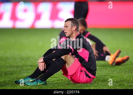 EINDHOVEN, PAYS-BAS - AVRIL 4 : Robert Muhren du FC Volendam lors du match néerlandais de Keukenkampioendivisiie entre le PSV U23 et le FC Volendam à de Herdgang le 4 avril 2022 à Eindhoven, pays-Bas (photo de Ben gal/Orange Pictures) Banque D'Images