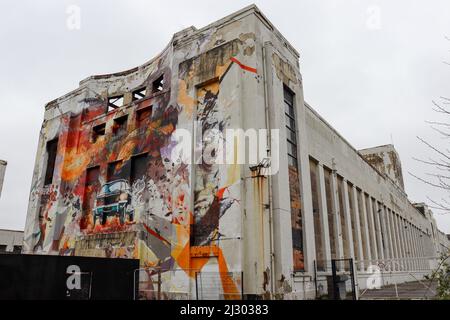 Bâtiment Littlewoods pools, Edge Lane, Liverpool Banque D'Images