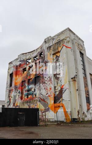 Bâtiment Littlewoods pools, Edge Lane, Liverpool Banque D'Images