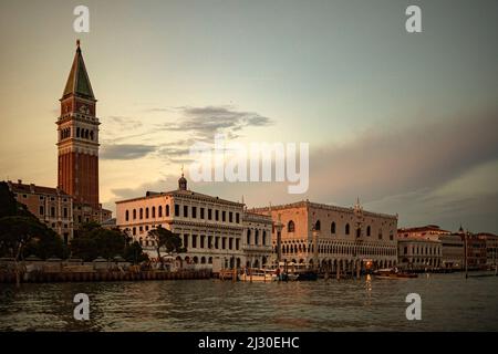 Campanile Venise-Italie de Saint-Marc Banque D'Images