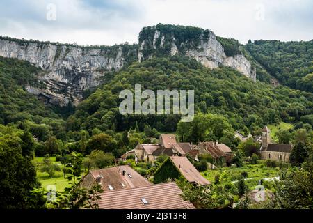 Les planches près Arbois, Arbois, Jura, Bourgogne-Franche-Comté, Jura, France Banque D'Images