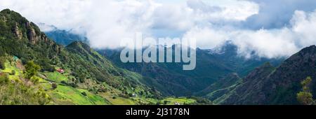 Las Montanas de Anaga, montagnes de l'Anaga, Ténérife, Iles Canaries, Espagne, Europe Banque D'Images