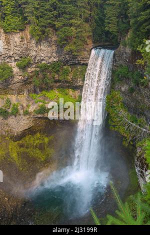 Parc provincial Brandywine Falls, Whistler Banque D'Images