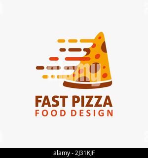 Logo Fast Pizza Illustration de Vecteur