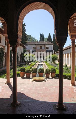Alhambra, Granada, Andalousie, Espagne Banque D'Images