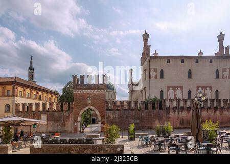 Thiene, Corso Giuseppe Garibaldi, Villa da Porto Colleoni-Thiene Banque D'Images