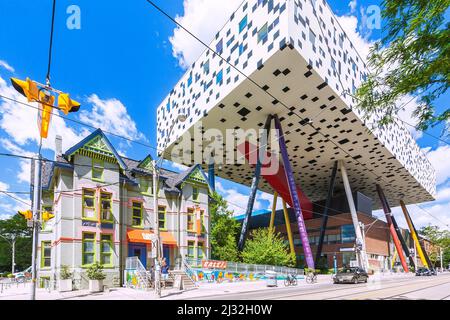 Toronto, Ontario College of Art, OCAD University, Sharp Centre for Design Banque D'Images