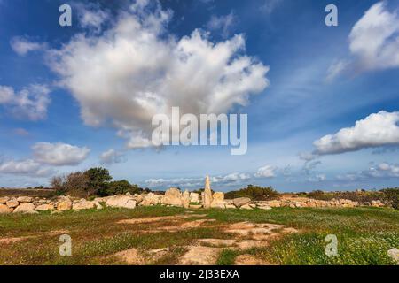 Site Magalithis à Mnajdra et Hagar Quim à Malte Banque D'Images