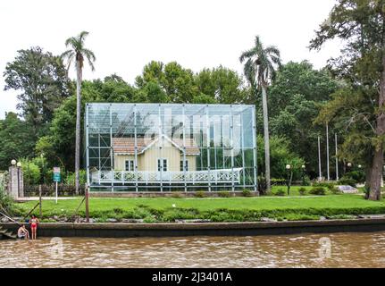 BUENOS AIRES, ARGENTINE - 27 JANVIER 2015 : la Maison Sarmiento était l'ancienne résidence de Domingo Sarmiento, le Président de l'Argentine en 7th. Banque D'Images