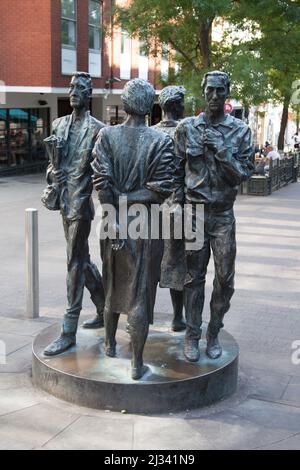 Le Quatuor par Richard Perry, 1986 ans sur Angel Row à Nottingham, au Royaume-Uni Banque D'Images