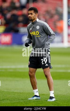 Sheffield, Angleterre, 5th avril 2022. Lliman Ndiaye de Sheffield Utd lors du match du championnat Sky Bet à Bramall Lane, Sheffield. Le crédit photo devrait se lire: Richard Sellers / Sportimage Banque D'Images