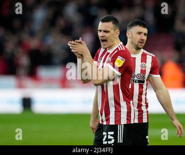 Sheffield, Angleterre, le 5th avril 2022. Filip Uremovic lors du match de championnat Sky Bet à Bramall Lane, Sheffield. Le crédit photo devrait se lire: Andrew Yates / Sportimage Banque D'Images