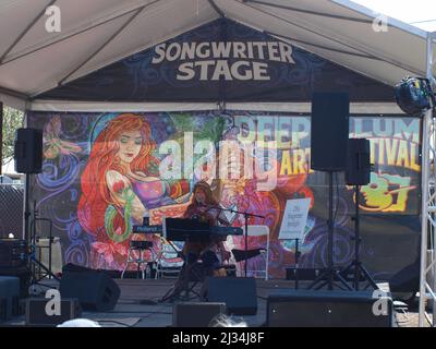 Festival d'art annuel Deep Ellum 28th Banque D'Images