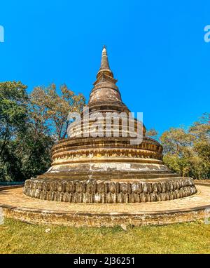 Cafe 39 près du temple souterrain Wat Umong et des tunnels à Chiang Mai, Thaïlande Banque D'Images