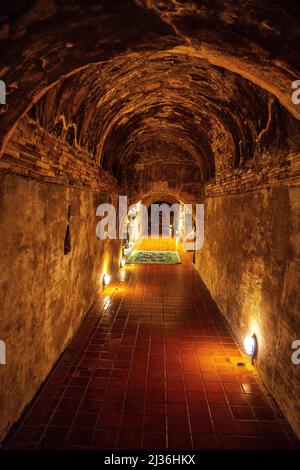 Cafe 39 près du temple souterrain Wat Umong et des tunnels à Chiang Mai, Thaïlande Banque D'Images