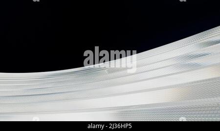 Rendu 3D d'une gradation abstraite de verre Banque D'Images