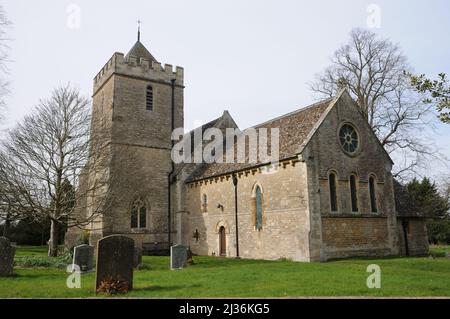 Église Saint-Pierre, Stoke Lyne, Oxfordshire Banque D'Images