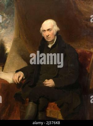 Portrait de James Watt ( 1736 - 1819 ) par Sir Thomas Lawrence en 1813 Banque D'Images