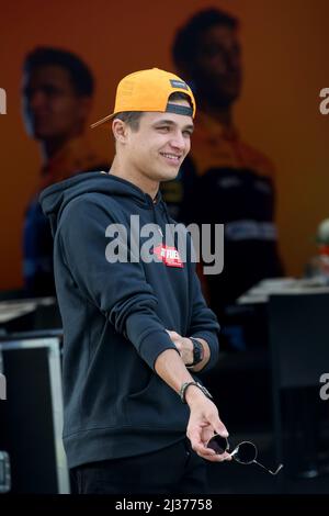 Melbourne, Australie. 6th avril 2022. Lando Norris (GBR) McLaren. Grand Prix d'Australie, mercredi 6th avril 2022. Albert Park, Melbourne, Australie. Banque D'Images