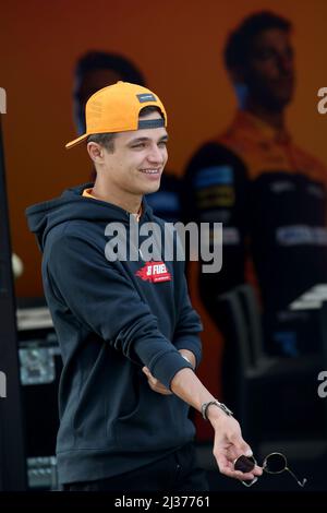 Melbourne, Australie. 6th avril 2022. Lando Norris (GBR) McLaren. Grand Prix d'Australie, mercredi 6th avril 2022. Albert Park, Melbourne, Australie. Banque D'Images